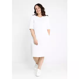 Платье фактурное с отделкой бусинами