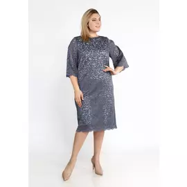 Платье гипюровое с широкими рукавами