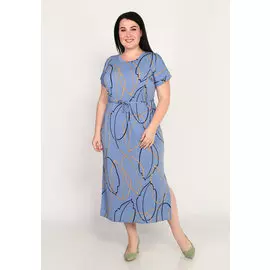 Платье-макси с боковыми разрезами