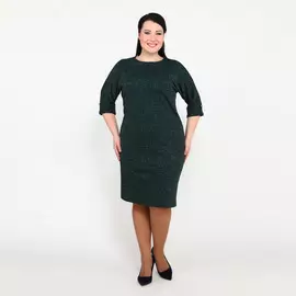 Платье-миди приталенного силуэта