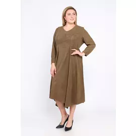 Платье миди с расклешенной юбкой