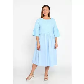 Платье-миди с рукавом колокол