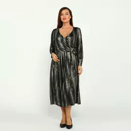 Платье оригинального дизайна с блеском