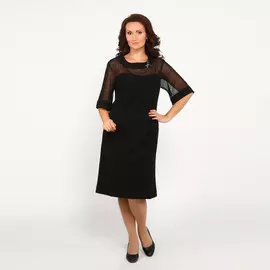 Платье прямое + брошь подарок