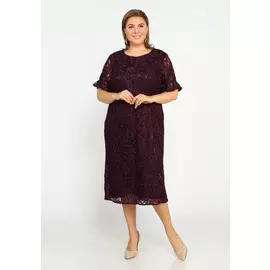 Платье с блеском и узором