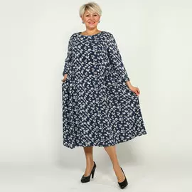 Платье с драпировкой по бокам