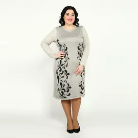 Платье с фантазийным узором