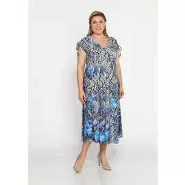 Платье с кулисками на рукавах