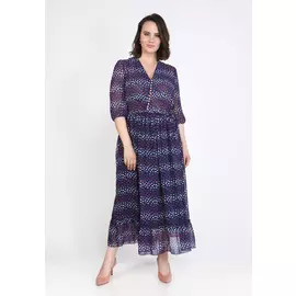 Платье с объемным рукавом "Глория"