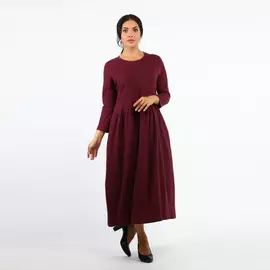 Платье свободного кроя длиной макси