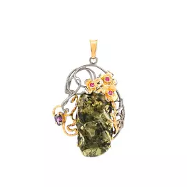 Подвеска серебряная "Флориана"