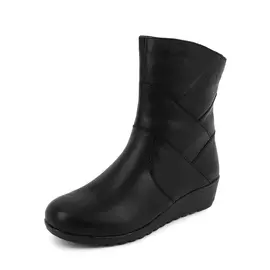 Полусапожки с оригинальным голенищем