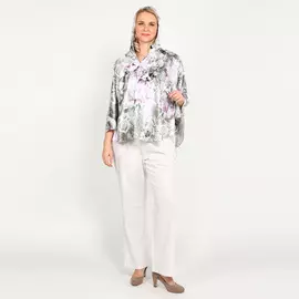 Пончо с капюшоном