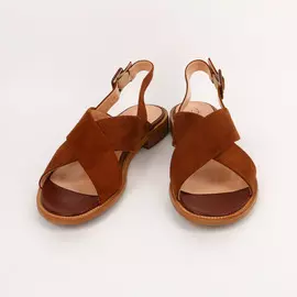 Сандалии женские из искусственного велюра