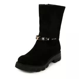 Сапоги с кристаллами на ремешке