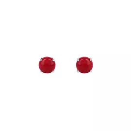 Серьги-пуссеты серебряные "Адель"