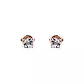 Серьги-пуссеты серебряные "Амелия"