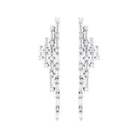 Серьги серебряные "Афина"