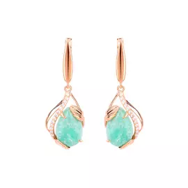 Серьги серебряные "Царская роскошь"