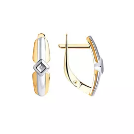 Серьги серебряные "Даймондс"