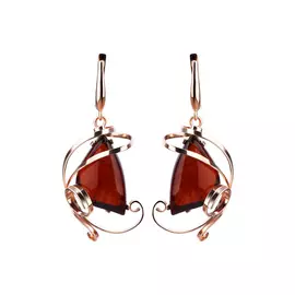 Серьги серебряные "Драгоценная мечта"