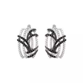 Серьги серебряные "Филадельфия"