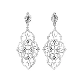 Серьги серебряные "Франсуаза"