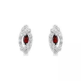 Серьги серебряные "Изысканный образ"