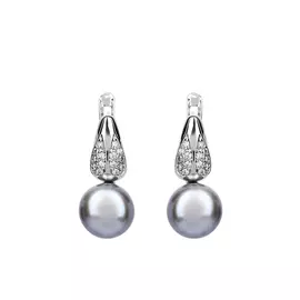 Серьги серебряные "Изысканный вечер"