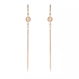 Серьги серебряные "Элегантная леди"