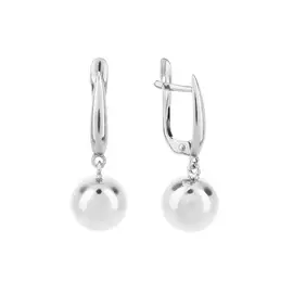 Серьги серебряные "Леона"