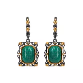 Серьги серебряные "Лиана"