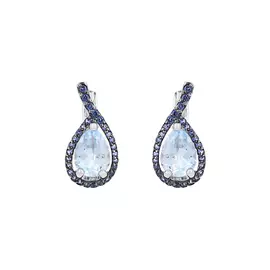 Серьги серебряные "Ливия"