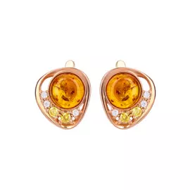 Серьги серебряные "Мелиста"