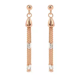 Серьги серебряные "Мирабелла"