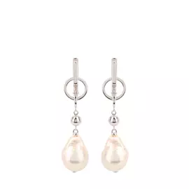 Серьги серебряные "Нежное обьятие"