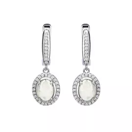 Серьги серебряные "Нежность"