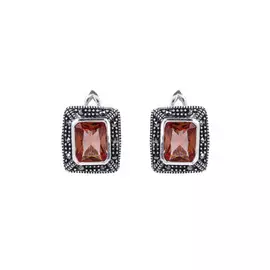 Серьги серебряные "Нежные чувства"