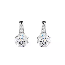 Серьги серебряные "Николь"