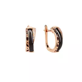 Серьги серебряные "Прелестное мгновение"