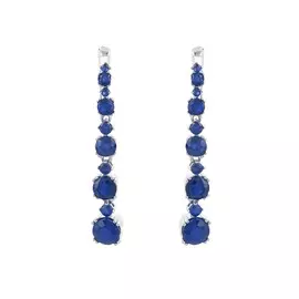 Серьги серебряные "Райская мечта"