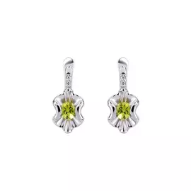 Серьги серебряные "Рапсодия"