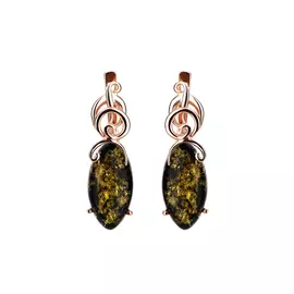 Серьги серебряные "Роскошь"