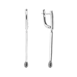 Серьги серебряные "Селина"