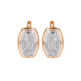 Серьги серебряные "Шарм"