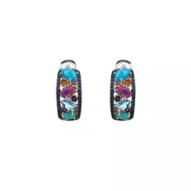 Серьги серебряные "Яркий соблазн"