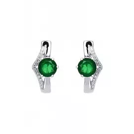 Серьги серебряные "Жаклин"