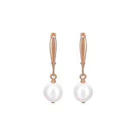 Серьги серебряные "Жемчужина крастоты"