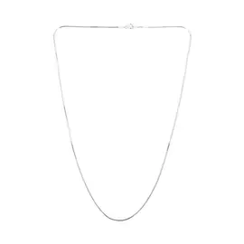 Серебряная цепь-шнурок "Алмазный снейк"