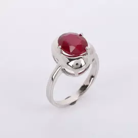 Серебряное кольцо "Капелька сока"